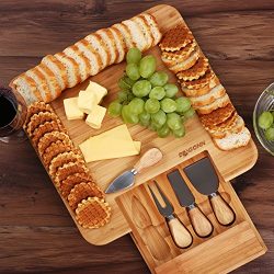 Natural Bamboo Cheese Board & Charcuterie Platter