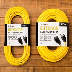 Otimo 100 ft 14/3 Outdoor Heavy Duty Extension Cord