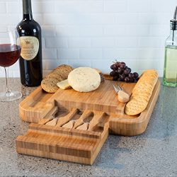 Classic Cuisine Bamboo Cheese Serving Tray