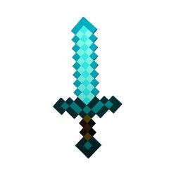 ThinkGeek Officially Licensed Minecraft Foam Diamond Sword