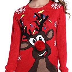 *daisysboutique* Women's Christmas Cute Reindeer