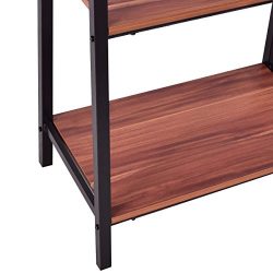 Tangkula 4-Tier Ladder Shelf Ladder Bookcase