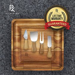 Cheese Board and Knife Set | 100% Teak (NO CHEAP BAMBOO)