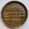 Wine Barrel Serving Tray Personalized