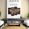 General World Map Black Background