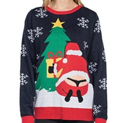 Tipsy Elves Women's Winter Whale Tail Sweater