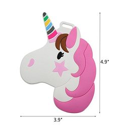 Aigemi Unicorn Luggage Tags Suitcase Labels Bag - Set of 3