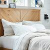 Stone & Beam Washed Linen Stripe Duvet Cover Set