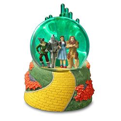Emerald City Wizard of Oz Lighted Green Water Globe