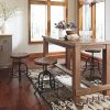 Ashley Furniture Signature Design - Pinnadel Swivel Bar Stool