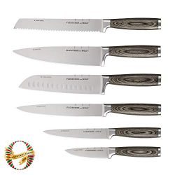 Fleischer & Wolf Portland Ash 8-Piece Knife Set