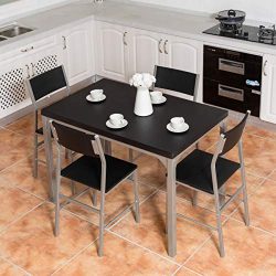 Tangkula Dining Table Set Modern Kitchen Dining Room