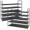 2 Pack 5-Tier Shoe Rack Shoe Storage Organizer Shoe Tower
