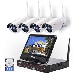 All in one with Monitor Wireless Security Camera