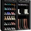 27-Pairs Portable Boot Rack Double Row Shoe Rack
