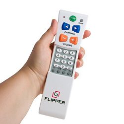 Flipper Big Button Remote for 2 Devices - Seniors