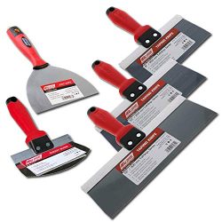 Wal-Board Blue Steel Drywall Taping Knife Set Soft Grip