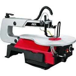 SKIL 16" 1.2 Amp Scroll Saw with Light, Red