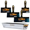 DEWALT Blue Steel Taping Knife & Mud Pan Set