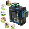 Akozon Line Level Professional self-leveling 360 Degrees 50M Green Beam