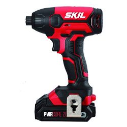 SKIL 4-Tool Kit: 20V Cordless Drill Driver, Impact Driver