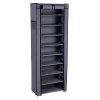 10-Tier Shoe Tower Rack with Cover 27-Pair Space Saving Shoe
