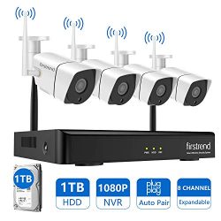 [2019 Newest]Security Camera System Wireless