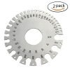2 PCS Round Dual-Sided Cable Sheet Stainless Steel