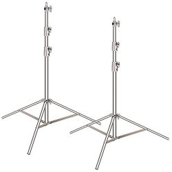 Neewer 2 Pieces Light Stand Kit, 114 inches