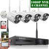 【2019 Update】 HD 1080P 8-Channel Wireless Security