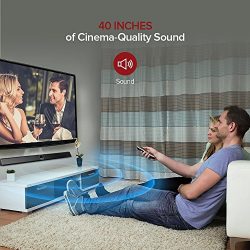 TaoTronics Soundbar, 40-Inch Sound Bar with Display Screen