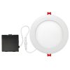 Globe Electric 6"LED Integrated Ultra Slim Recessed Lighting Kit