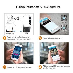 Wireless Surveillance Camera System Forcovr 8 Channel 1080P