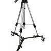Opteka M3 Professional Heavy Duty Folding Tripod Dolly with Case