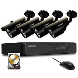 CCTV Security Camera System with 4-Channel 1080P DVR