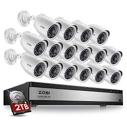 ZOSI 720p 16 Channel Security Camera System