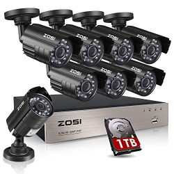 ZOSI 8-Channel FULL HD-TVI Video Security System