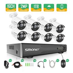 【2019 New】16 Channel Security Camera System
