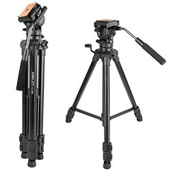 Kamisafe KINGJOY VT-1500 65"/166cm Adjustable Camera Video Tripod Legs
