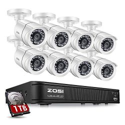ZOSI 720p HD-TVI Home Surveillance Camera System