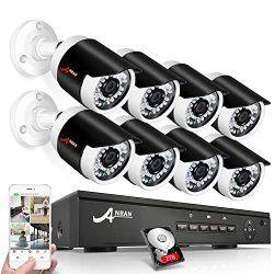 1080p POE Home Security Camera System with 8 Outdoor