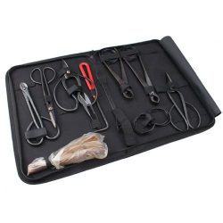 Bonsai Tool Set 10-pc Carbon Steel with Cutter spatula