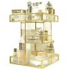 360 Degree Rotation Makeup Organizer Antique