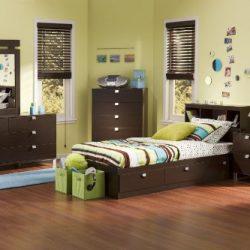 South Shore Spark Collection 6-Drawer Double Dresser, Chocolate