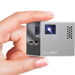 RIF6 CUBE Full LED Mini Projector - 1080p Supported