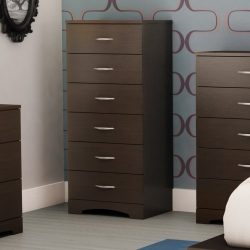 South Shore Step One 6-Drawer Dresser, Chocolate