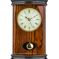 Mantel Clock 13.0" H x 8.0" L x 9.0" W Quartz, Pendulum Clock