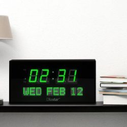 Diastar Big Oversized Digital LED Calendar Clock