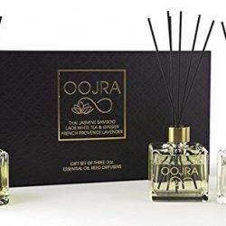 Oojra 3 Essential Oil Reed Diffusers Aromatherapy