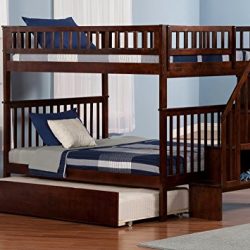 Woodland Staircase Bunk Bed with Urban Trundle